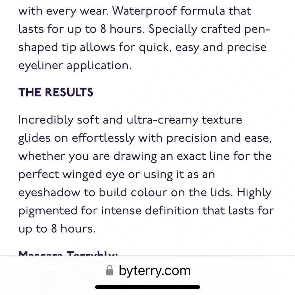 BY TERRY CRAYON KOHL EYE PENCIL